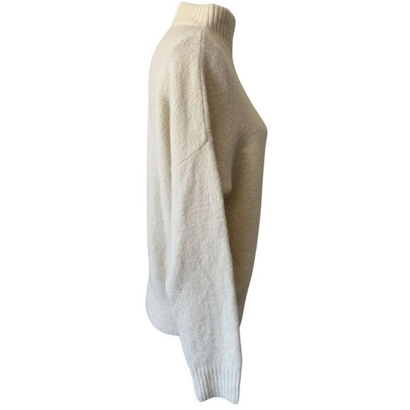 NEW Madewell Women's Dillon Mockneck Pullover Sweater M Cream - Picture 9 of 10